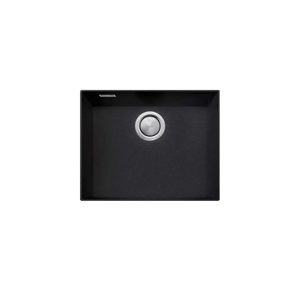 [7116107] Oliveri Santorini Black Grande Bowl Undermount Sink Nth