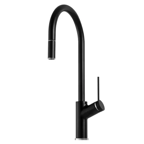 [7111642] Oliveri Vilo Pull Out Mixer Tap Matte Black