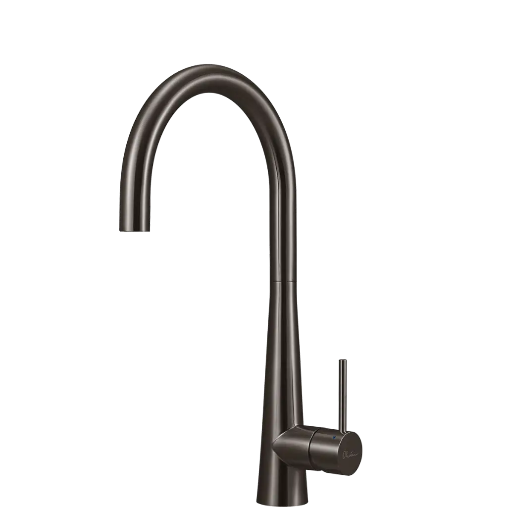 [7116092] Oliveri Essente Gooseneck Mixer Tap 316Ss Gunmetal