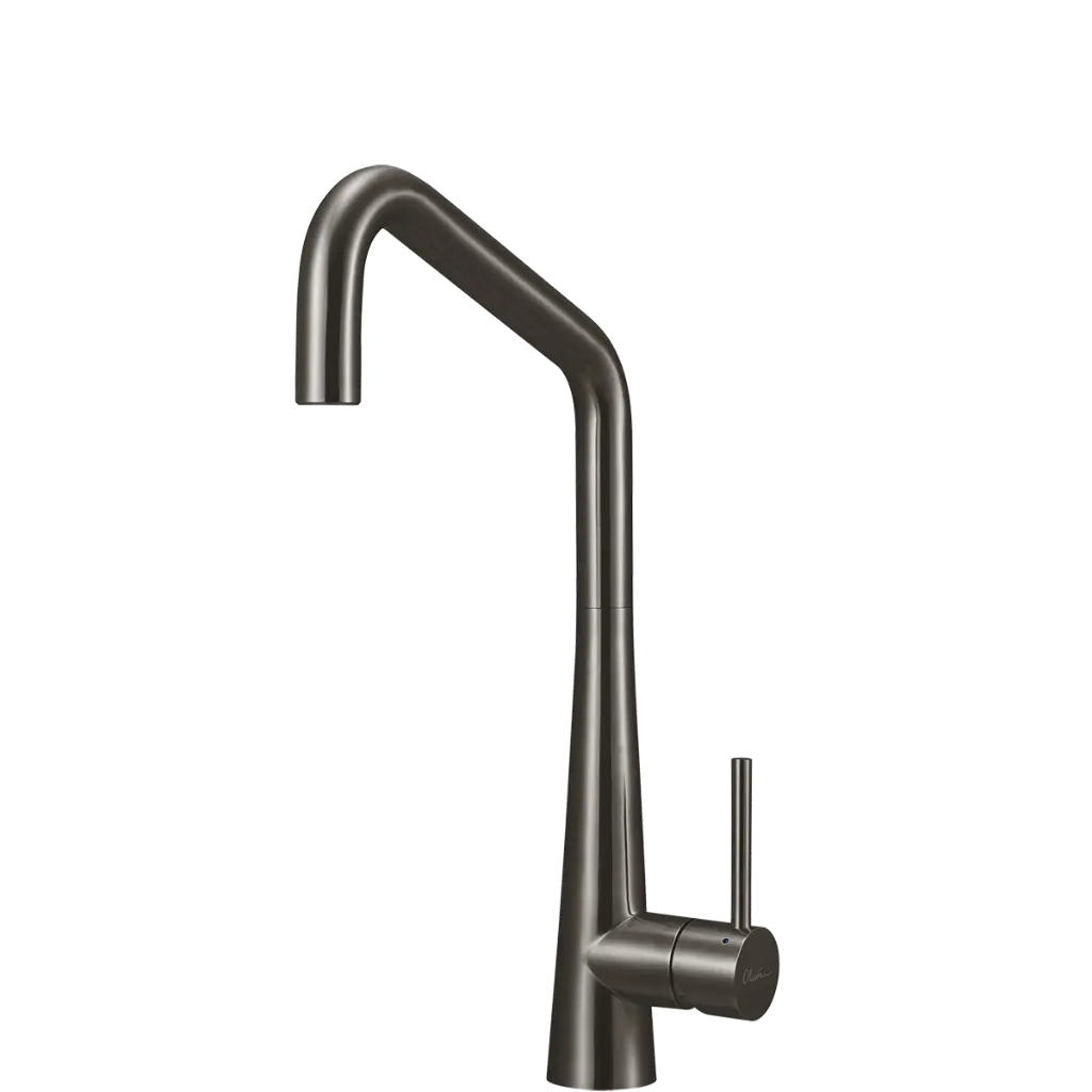 [7116096] Oliveri Essente Square Gooseneck Mixer Tap 316Ss Gunmetal