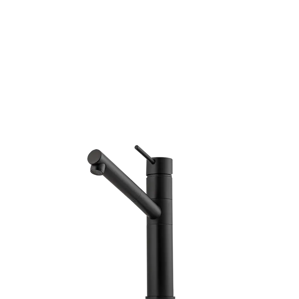 [7115851] Oliveri Venice Pull Out Swivel Mixer Tap Matte Black