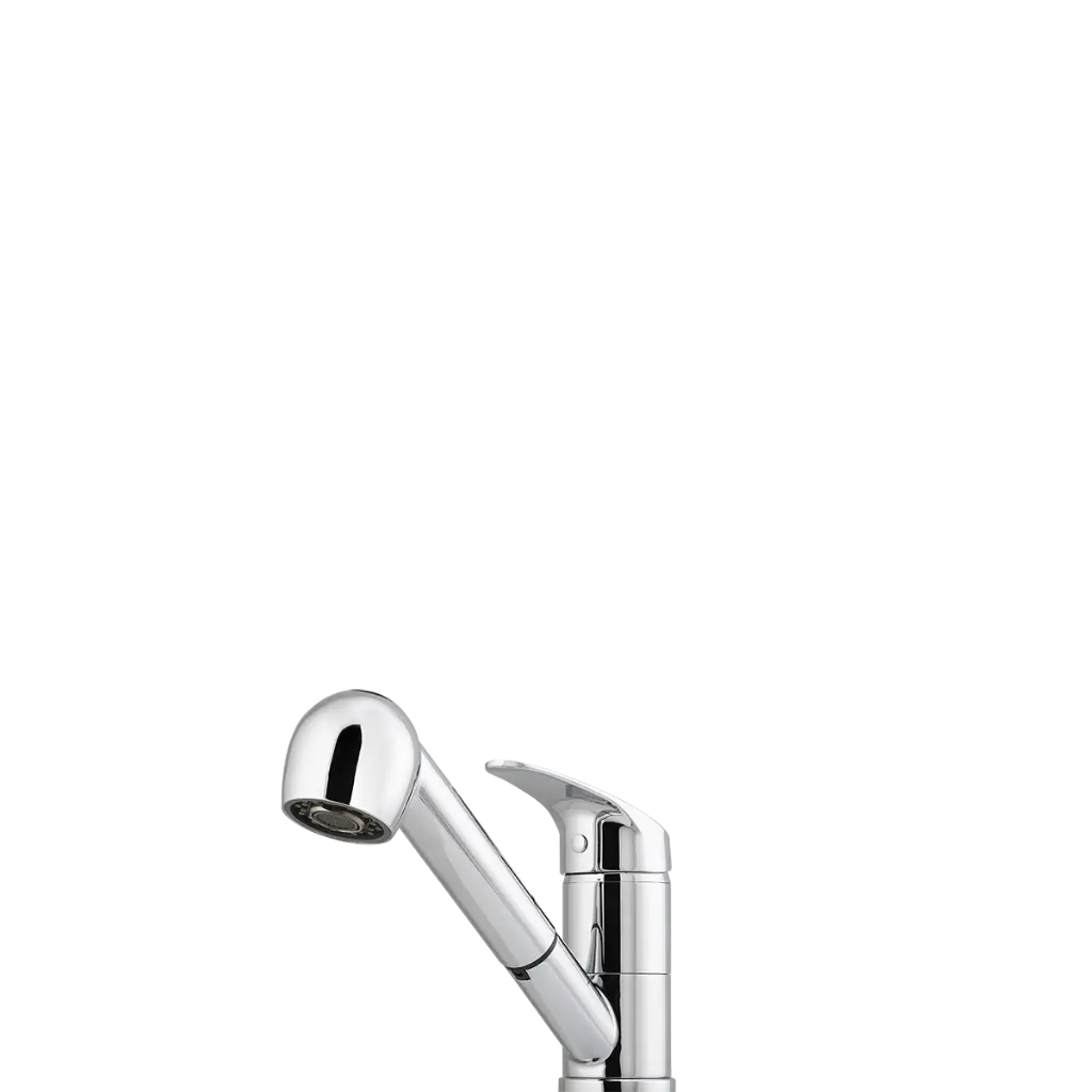 [7115844] Oliveri London Pull Out Mixer Tap Chrome