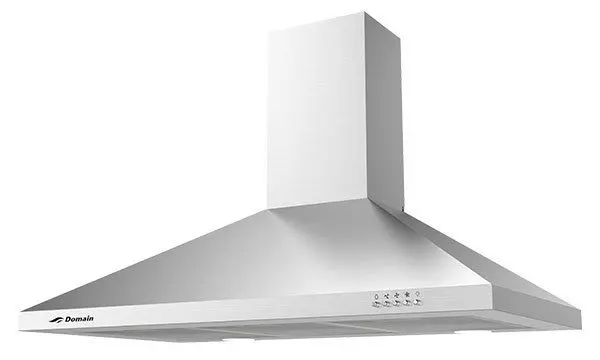 [AP-RHD90TP] Domain Stainless Steel Tapered Canopy Rangehood 900mm