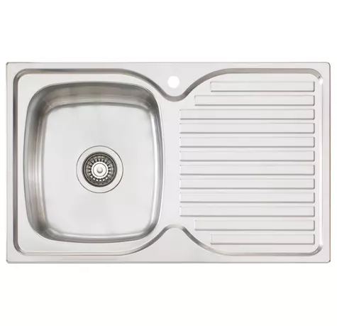 [7103794] Finista Sink Single Bowl Stainless Steel 1TH 780 x 480mm (LHS Bowl)