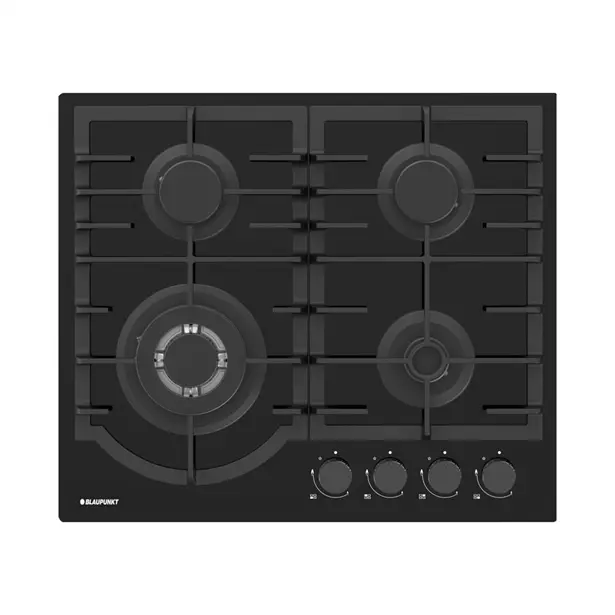 [AP-5GB62191AU] Blaupunkt 60cm Gas Cooktop Inc Wok Burner (Black)