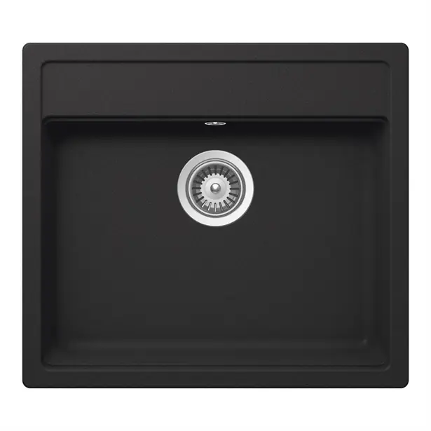 [TESINO-ES1460-WASTESINK-EXCENTER] Blaupunkt Tesino Single Bowl Sink (Granite)