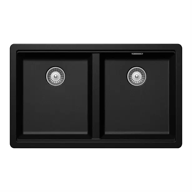 [GAVIA-ES1100-WASTEPLUG] Blaupunkt Gavia Double Bowl Sink (Granite) 