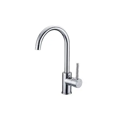 Zeus Poseidon Round Gooseneck Sink Mixer