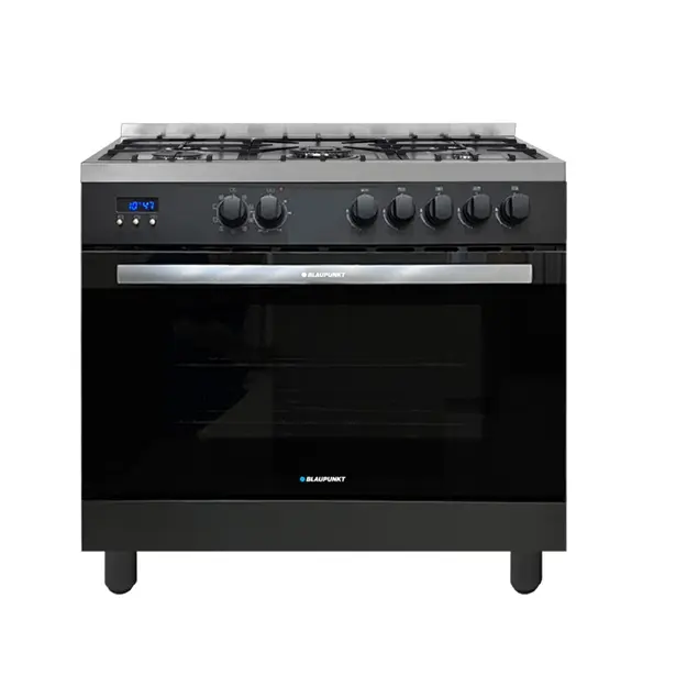 [AP-5RC92490AU] Blaupunkt 90cm Freestanding Oven (Dark Steel & Black)