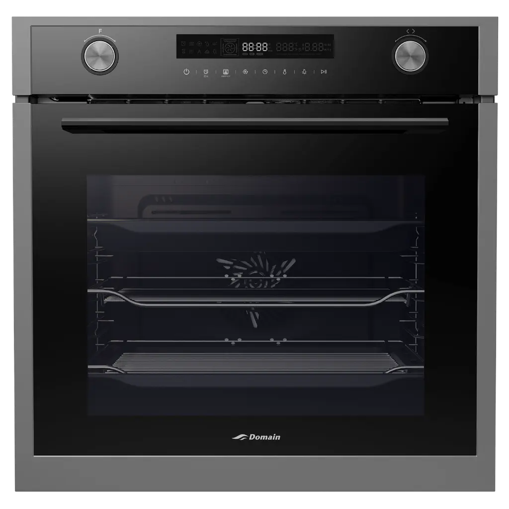 [AP-DEO913] Domain Pyrolytic 14 Function Electric Oven with Air Fryer - 600mm