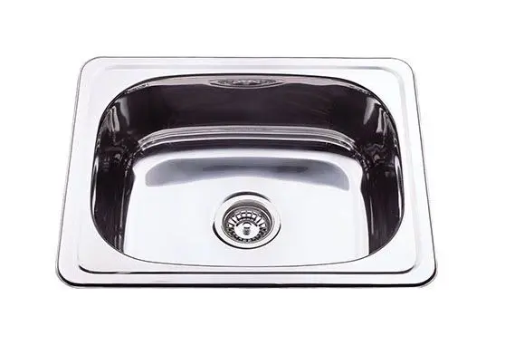 [KSKBK-BK28] Zeus Cronos 45L Stainless Steel Laundry Sink 600x500x200mm