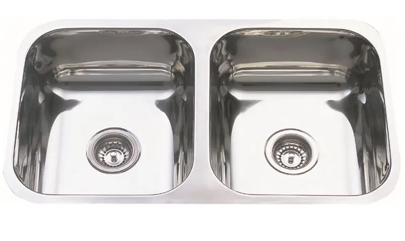 [KSKBK-BK794] Zeus Cronos Under/Overmount Double Bowl Sink 780 x 445 x 170mm